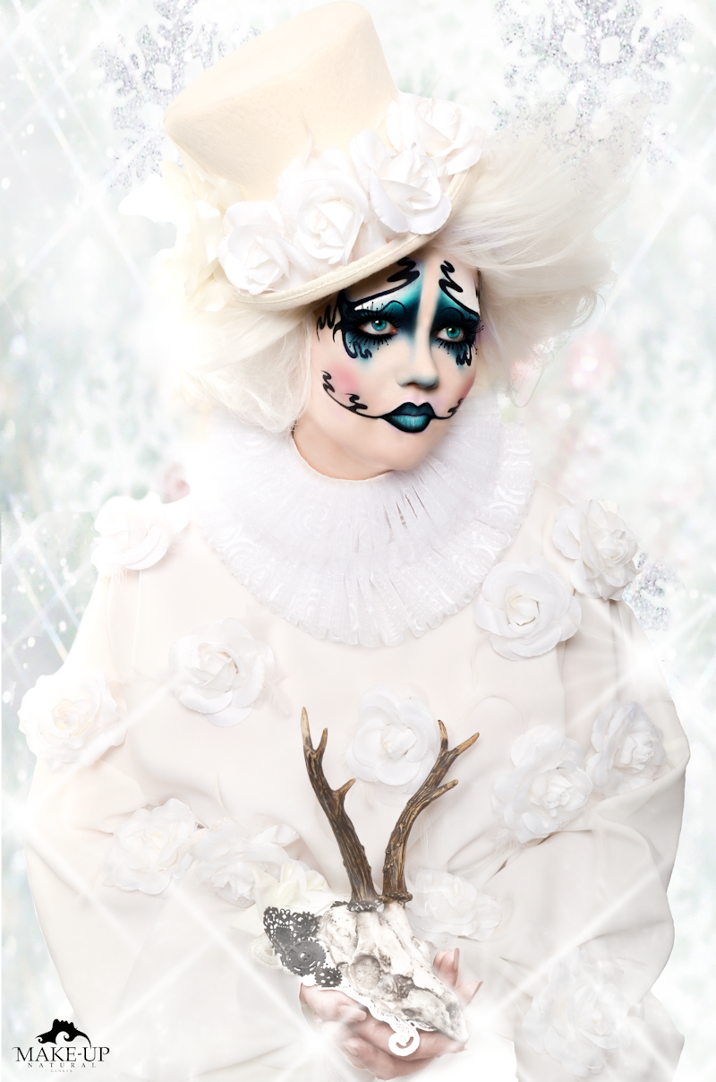 WHITE CLOWN - MAKE-UPNATURAL