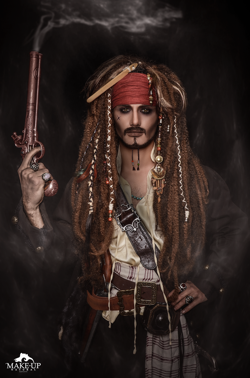 JACK SPARROW - PIRATES DES CARAIBES - MAKE-UPNATURAL