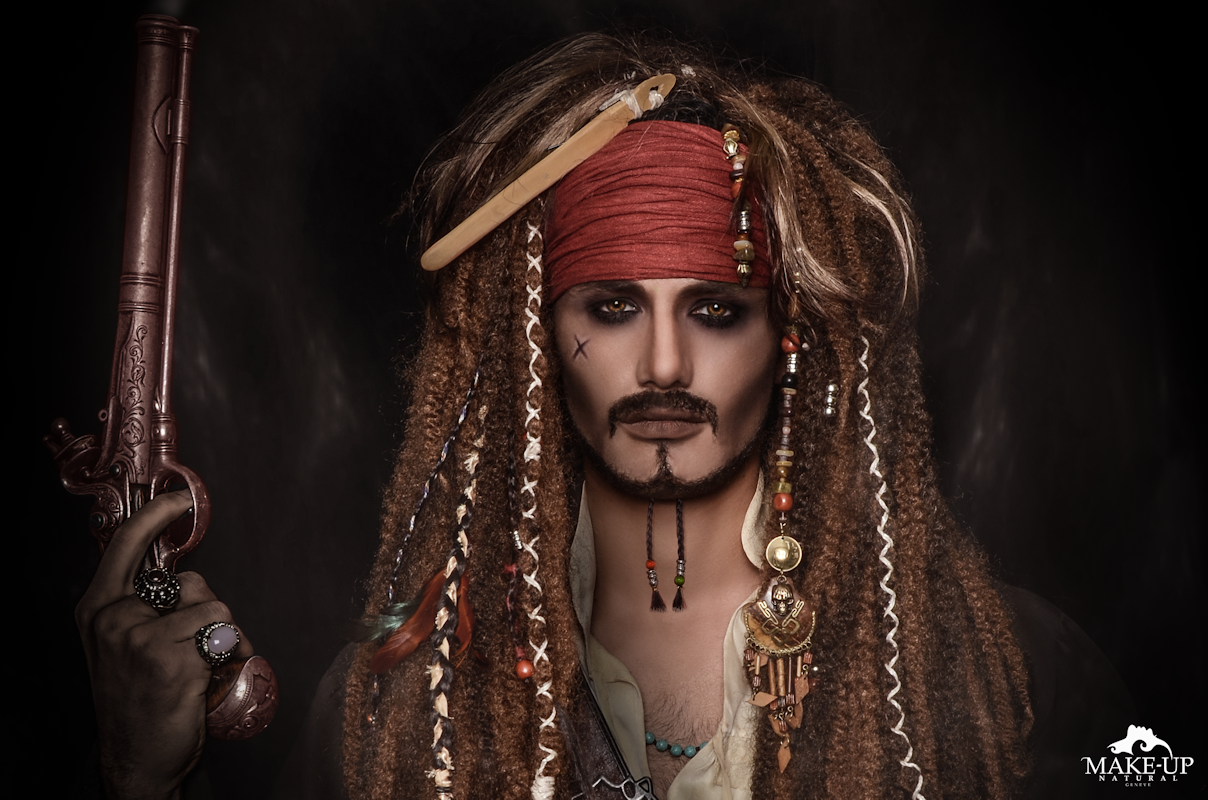 JACK SPARROW - PIRATES DES CARAIBES - MAKE-UPNATURAL